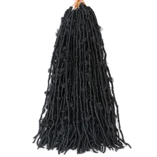 2021 Fashionable 24inches wigs fiber crochet hair female butterfly curly braid African dirty braid Butterfly locs hair extension