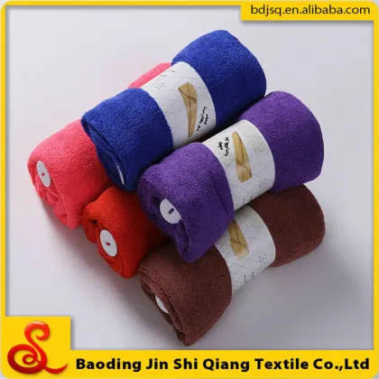 Wholesale Microfiber Hair Dry Towel Bath Cap
