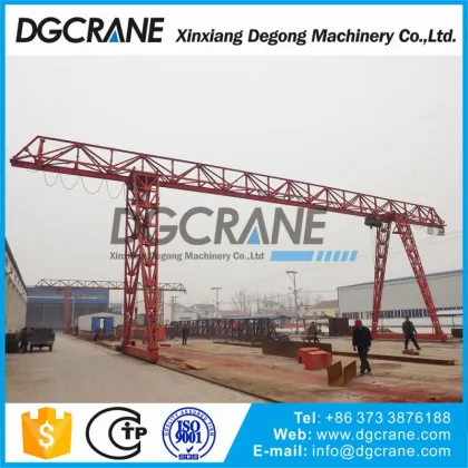 Very Popular Single Girder Manitowoc Cranes Gantry Crane Manufacturer 5 Ton Electric With Hook