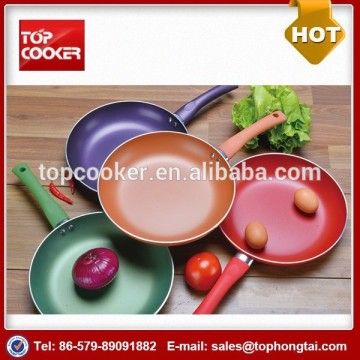 24cm Aluminum Color Non-stick Fry Pan