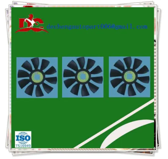 597-86-103mm Cummins fan baldes used on bus and cars