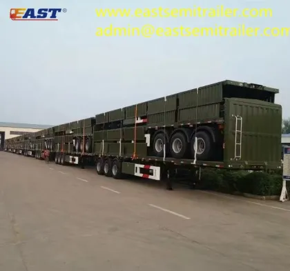 EAST Side Wall Fence Semi Trailer Flatbed Trailers