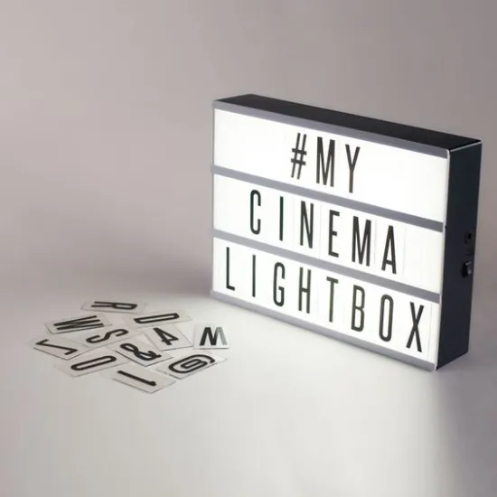 HENGBO-Cinema Light box A4 Size (with 85 PET letters )/Night Light
