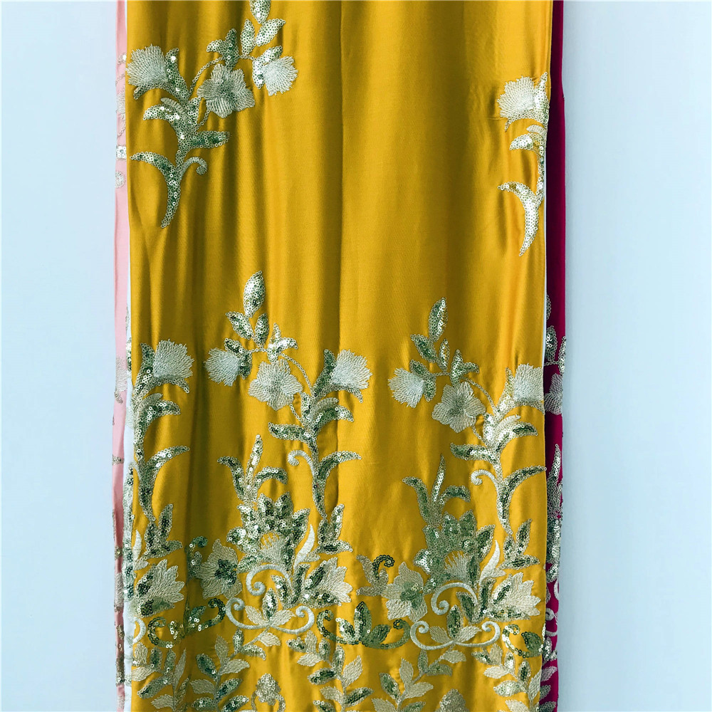Rayon Satin With Spangle