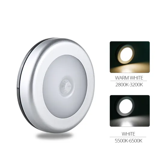 PIR Motion Sensor Auto Smart Night Light For Home Bedroom Closet Kitchen Wardrobe