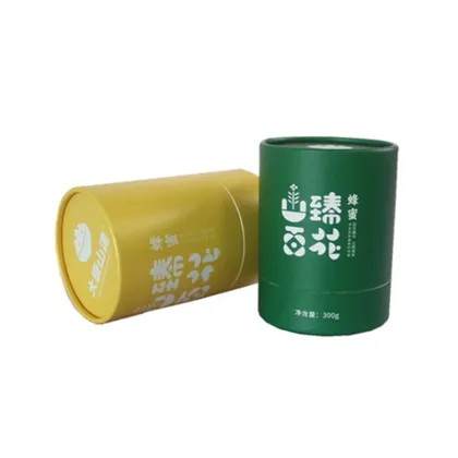 Food Grade Kraft Honey Tube Packaging Paper Tube for Health Supplement Jars