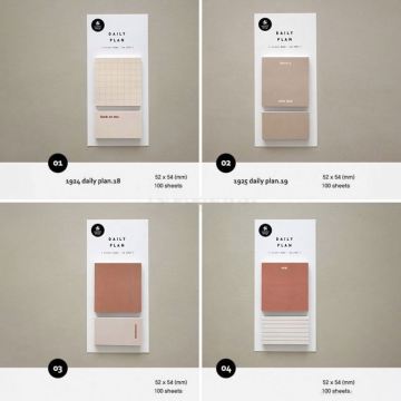 Custom Shaped Square Paper Sticky Note Dashboard Memo Pad Set