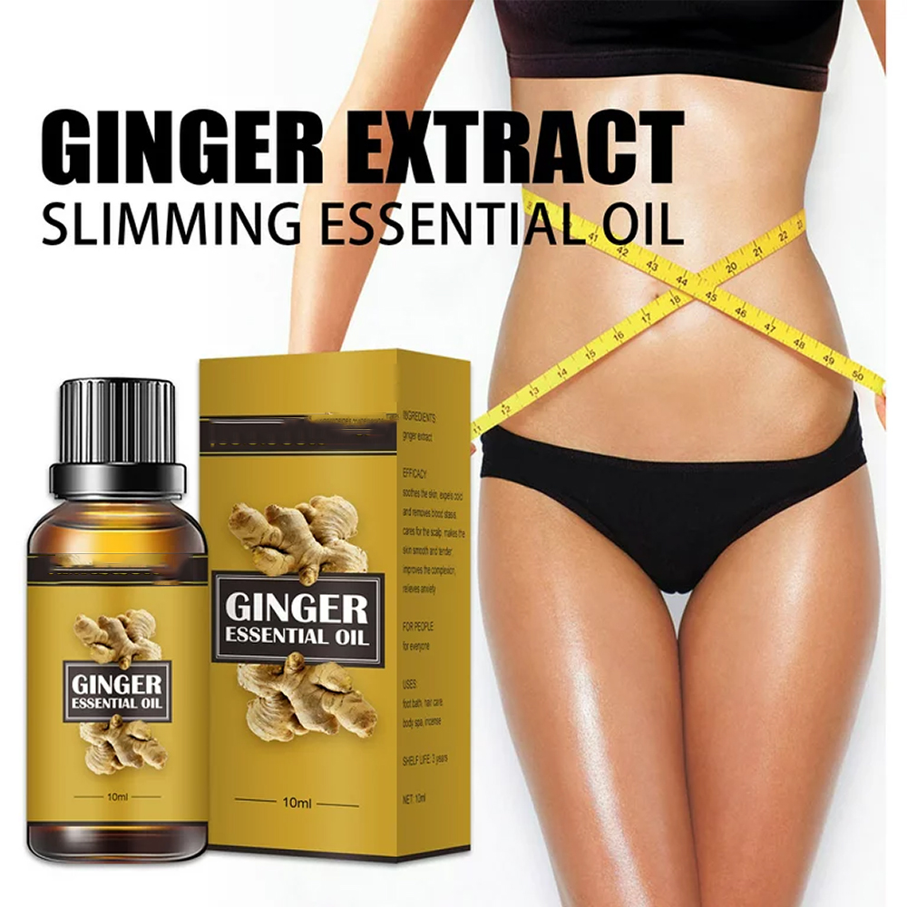 Aceites esenciales de aroma de aroma a granel de caña a granel Masaje de drenaje linfático Ginger Oil para el cuidado del cuerpo