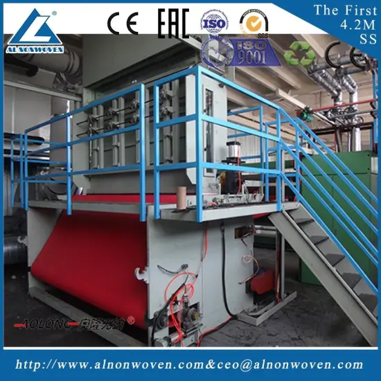 New design AL-3200 SS nonwoven fabric making machine with great price