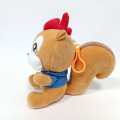 Cute squirrel plush stuffed toy customized