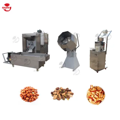Commercial Peanuts and Almonds Seasoning and Processing Equipment