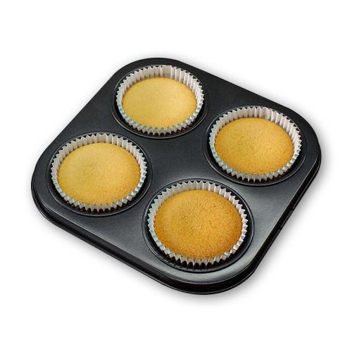 4 Compartment Non-Stick Tartlet & Quiche Pans