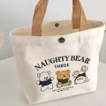 Thiết kế thời trang tùy chỉnh Canvas Tote với các nút