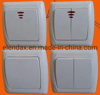 European One Gang One Way Wall Switch F3001