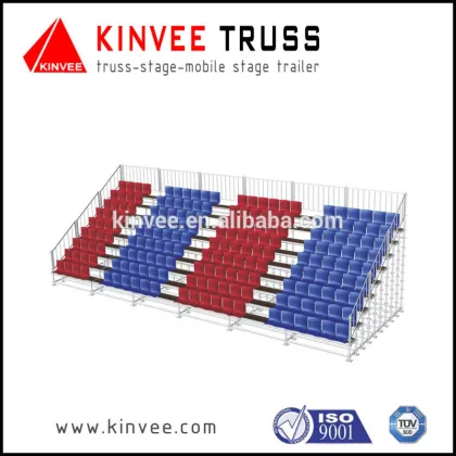 Aluminum bleacher seating /seating system for outdoor event