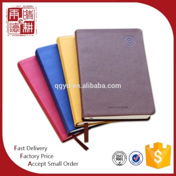 Cheap Personalized business meeting organizer leather notebook