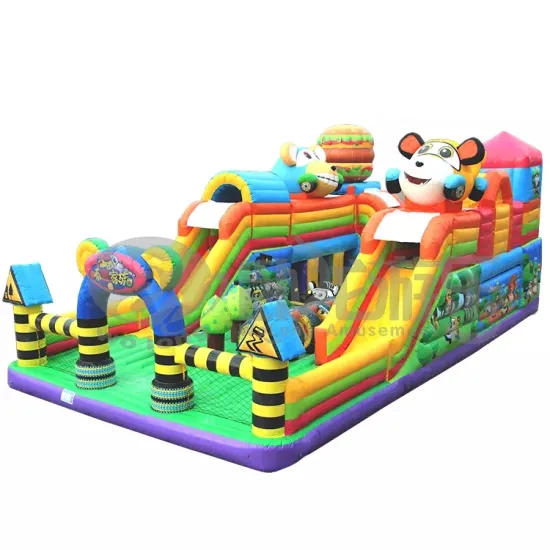 PVC inflatable dry slide