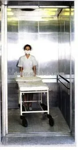 running stable hospital bed elevator