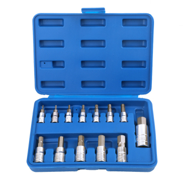 Chrome Finish Treatment Hardware Tools: Comprehensive Set of Wrenches, Bits, Sockets, and Drivers