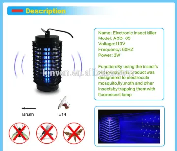 Electronic insect killer lamp insect trap with LED light