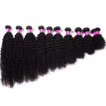 CELIE Unprocessed Brazilian Kinky Curly Hair Weaves with Frontal Closure Good Quality Cheap Hair Bundles with Closure