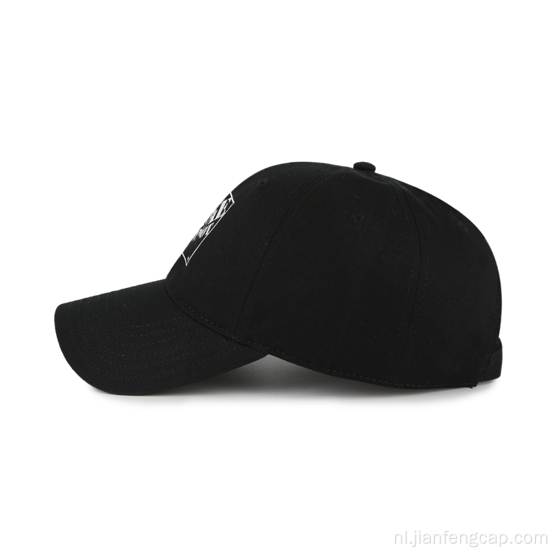 katoenen twill dad hat Met zilverfoliedruk