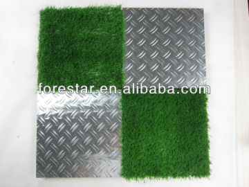 2017 new interlocking artificial grass tile