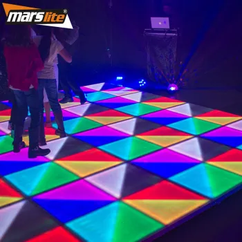 High-Quality RGB Color Mixing LED Dance Floor for Weddings and DJs