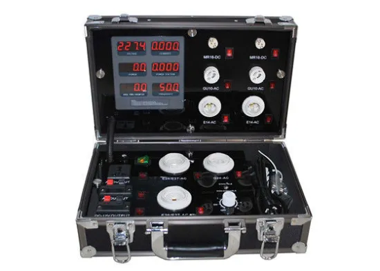 Dimmable Mr16 Led Suitcase Ac Voltage Display With Regular Lamp Socket