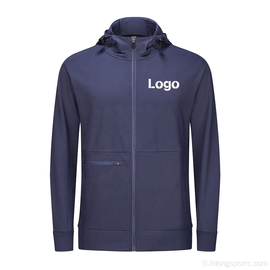 Fashion blangko zipper hoodie unisex