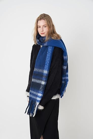 Vintage Scarfs for Women Warm Shawls and Wraps for Evening Dresses Soft Poncho Coat Thick Cashmere Wrap Cozy 2025