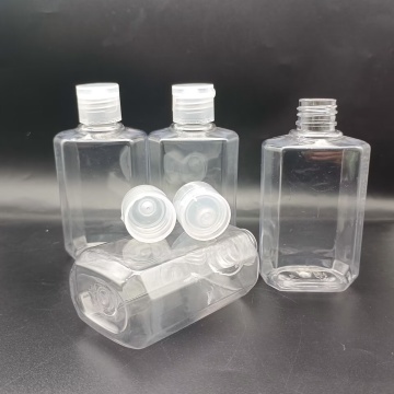 Hot Sale Clear Plastic Bottles with Flip Caps - PET Octagonal Shampoo & Lotion Containers