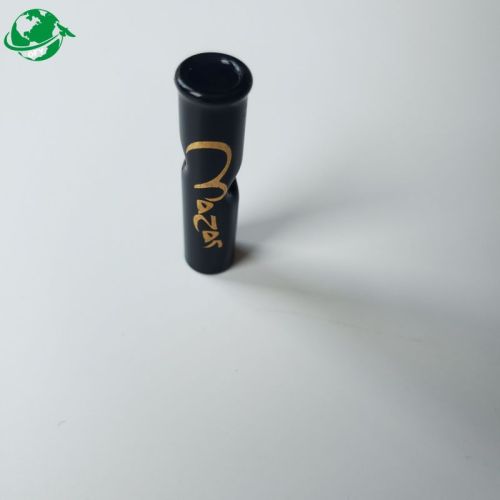 Black Glass Rolling Tip Round Edge voor PREROLL