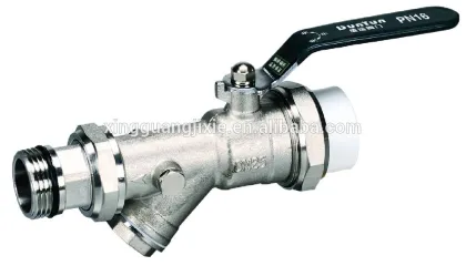 Brass Strainer Ball Valve With PPR/ PPR Ball Valve /Male Union &PPR