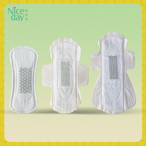 Honeycomb antibacterial wormwood sanitary pad