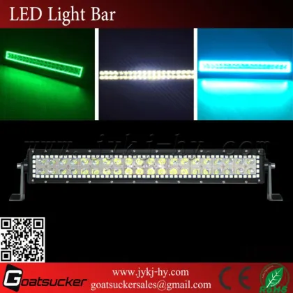 50" 288w Remote Battery Halo Ring RGB color changing Light Bar halos with Flood&Spot Beam