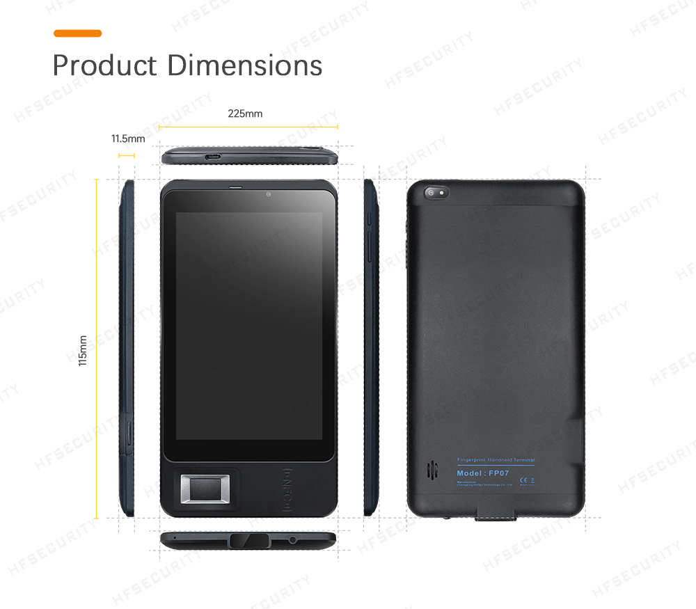 Multifunctional Fingerprint Tablet Pc