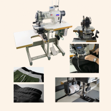 Dobladillo Uniforme Pantalones Máquina de coser Puntada de cadena Industrial