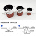 20W COB Spotlight Fixture IP44 mennyezet LED Downlight
