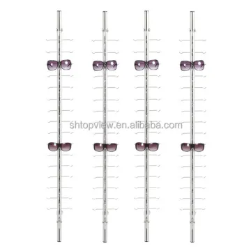 SHTOPVIEW BEST PRICE GLASSES DISPLAY STAND - LOC-A-16PC-140CM WITH LOCK