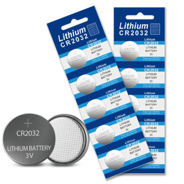 Batterie de lithium CR2032 à bouton 3V personnalisée 200mAh CR2032
