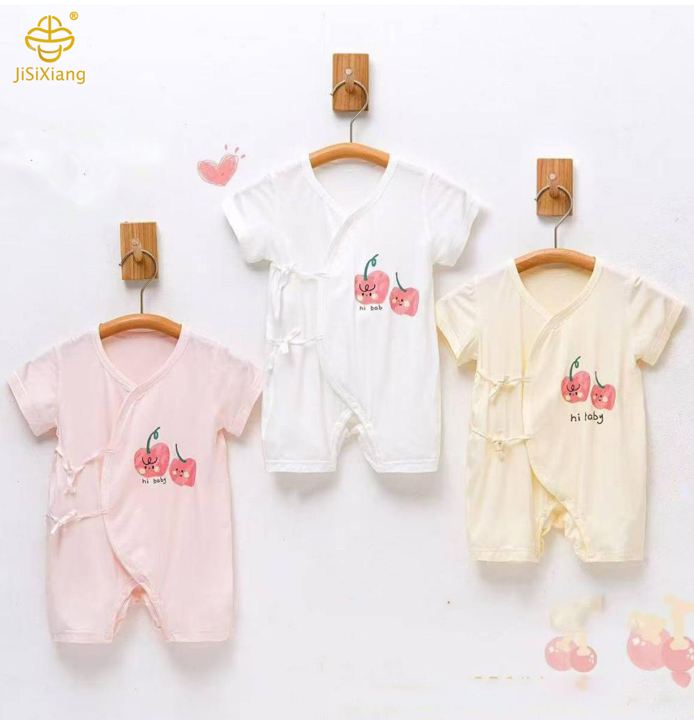 귀여운 만화 인쇄 아기 점프 수트