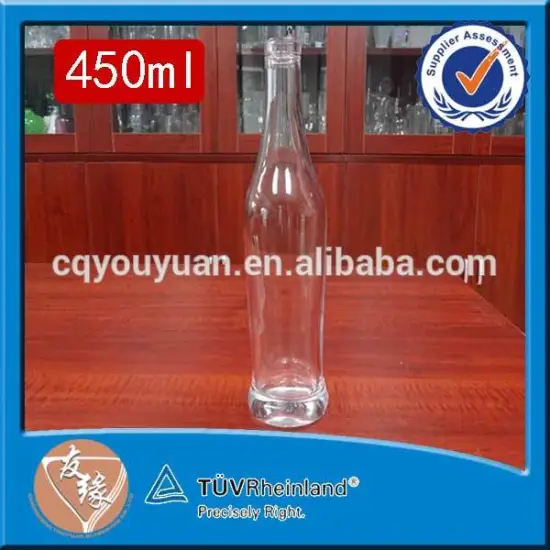 cheap price super flint glass 450ml ice wine glass liquer bottle for wholesale