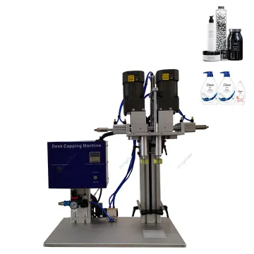 High Quality Semi-Automatic Pneumatic Desktop Bottle Squeezer Capping Machine