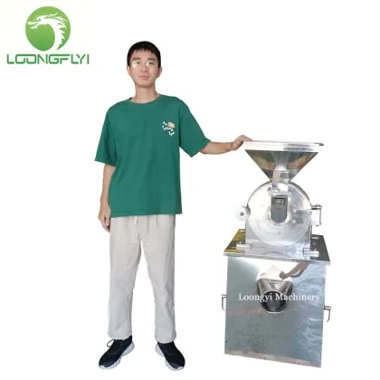 Rice husk sugar cassava leaf pulverizer machine