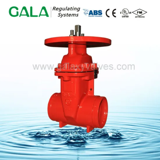 Fire protection NRS grooved gate valve