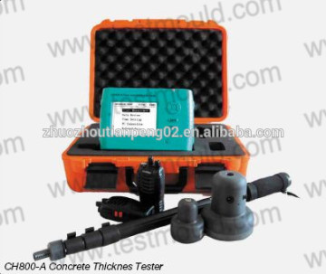 Concrete thickness tester