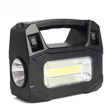 Portable Solar Power Energy System: Mini Panel Light, Station Radio, Lighting, and Generator