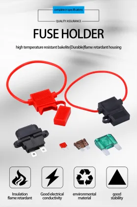 2 Pin Blade Medium Terminal ATO Fuse Holder Clip