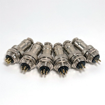 Aviation Circle Connector 2-7Pin GX12 Socket & Plug